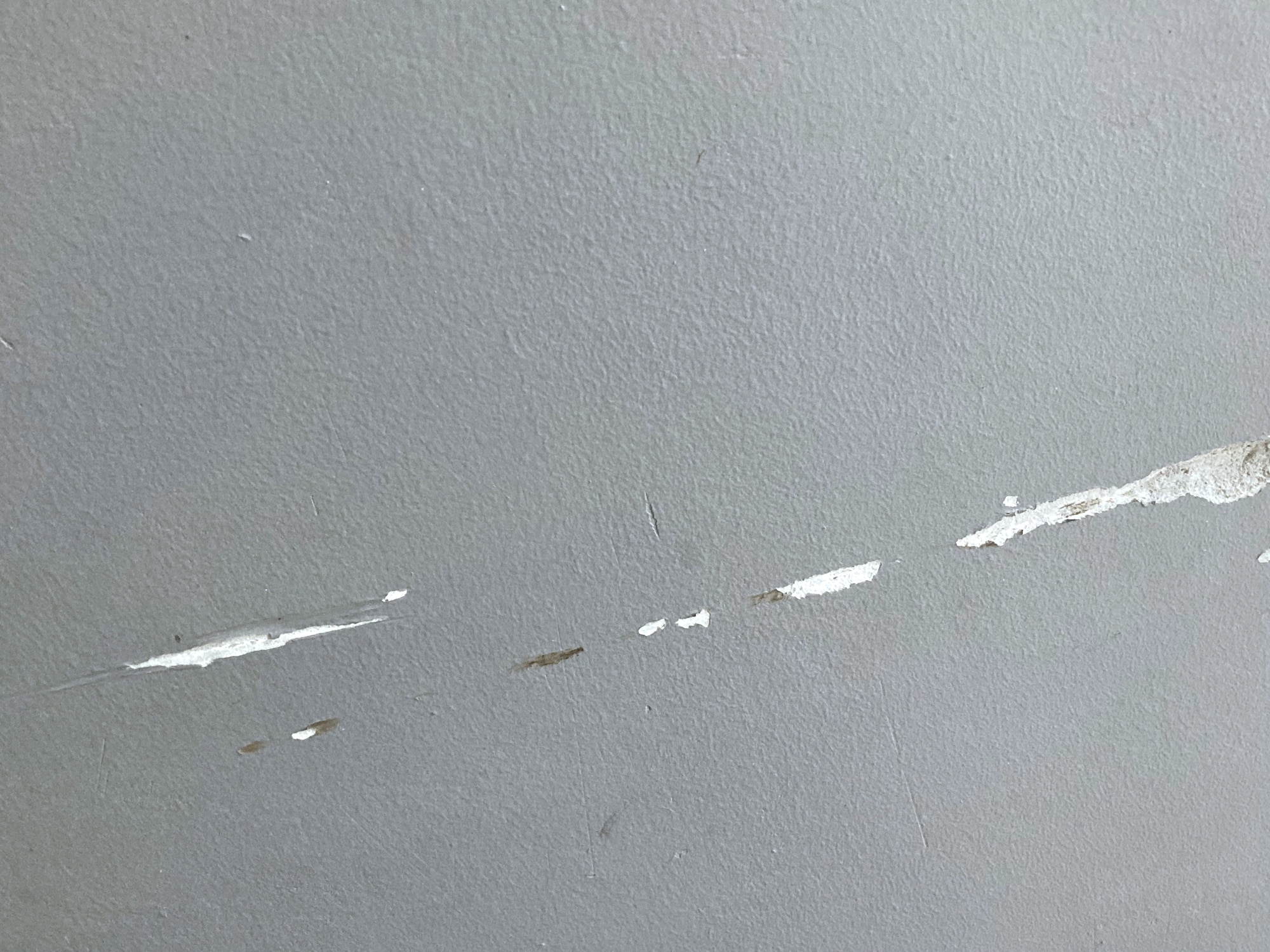Chipped paint